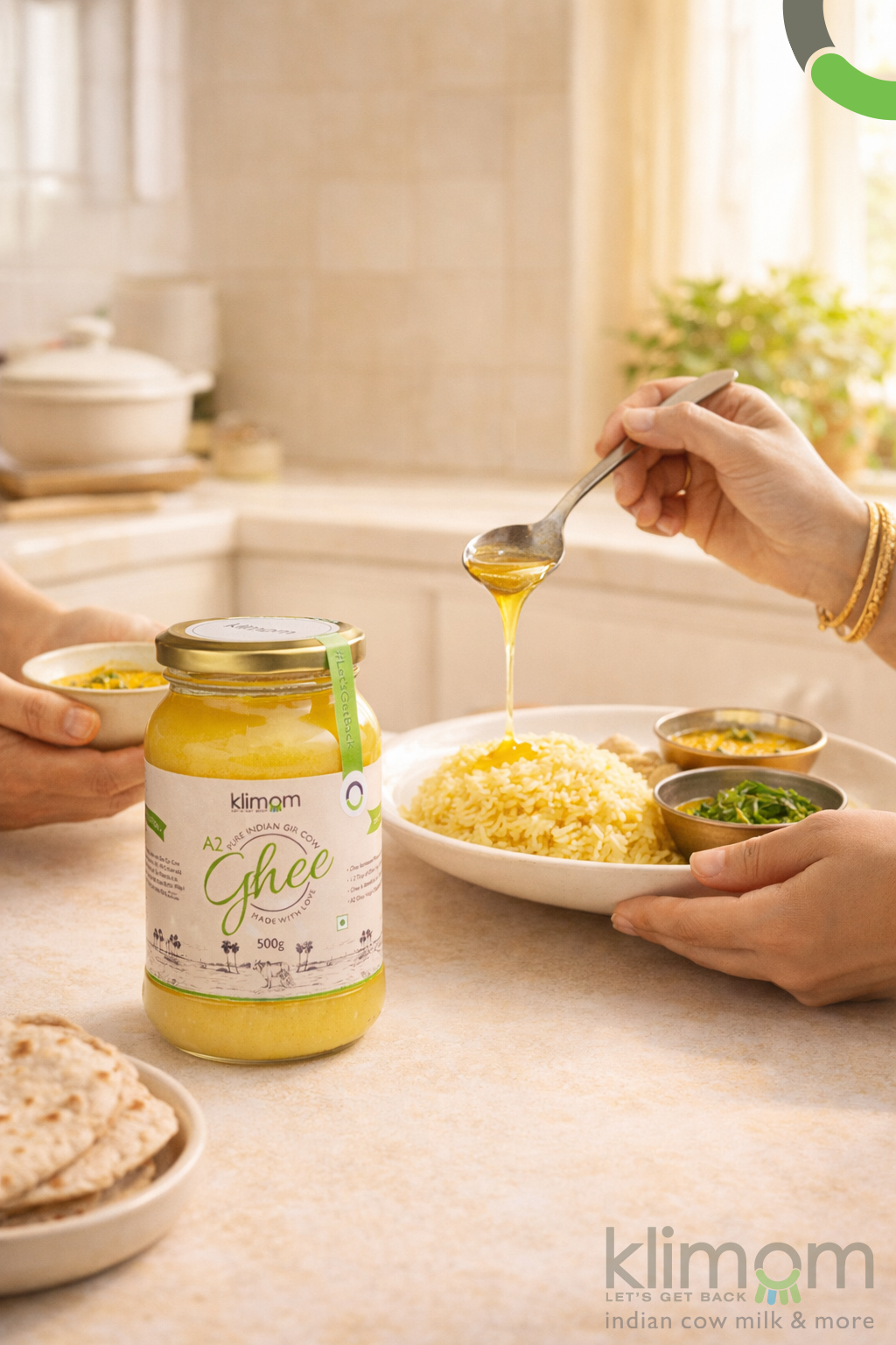 Pure A2 Ghee for Kids and Mothers