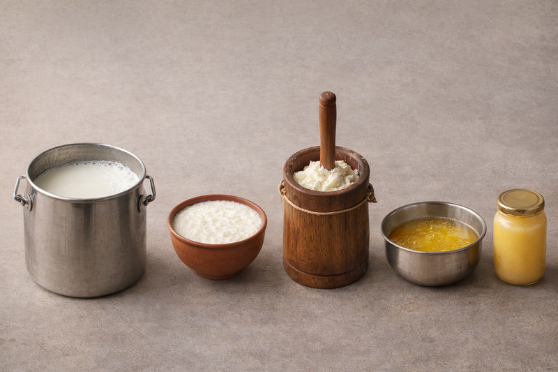 Thirty litres of milk. One litre of ghee. No shortcuts.