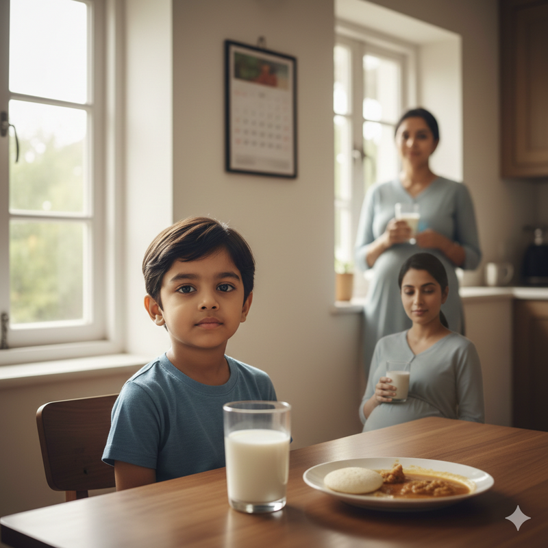 What parents notice when milk stops creating daily resistance