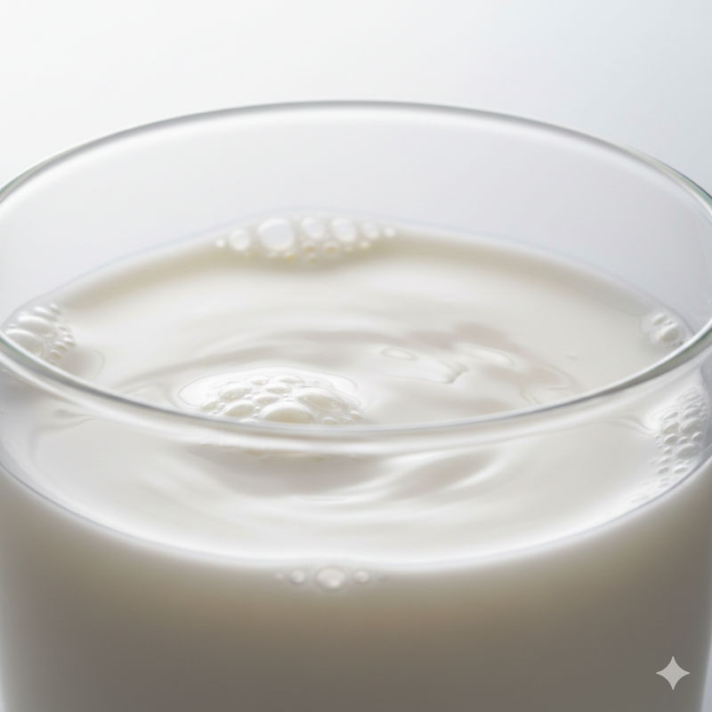 Milk is biologically active. It keeps changing after milking.