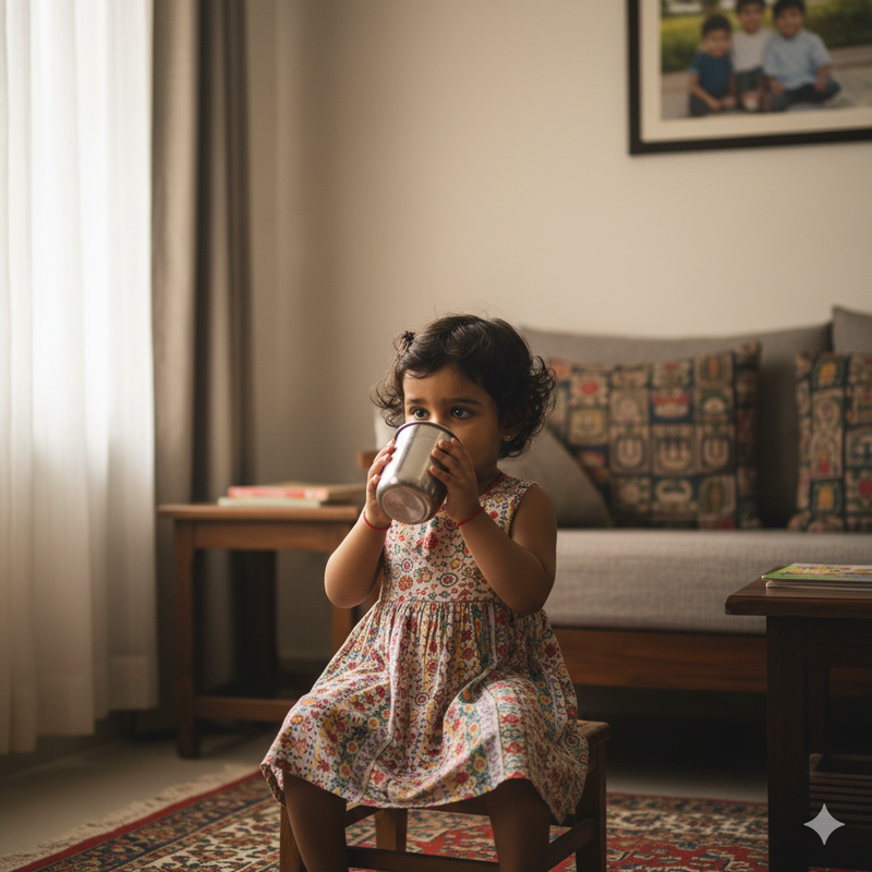 Why children feel milk changes before adults do